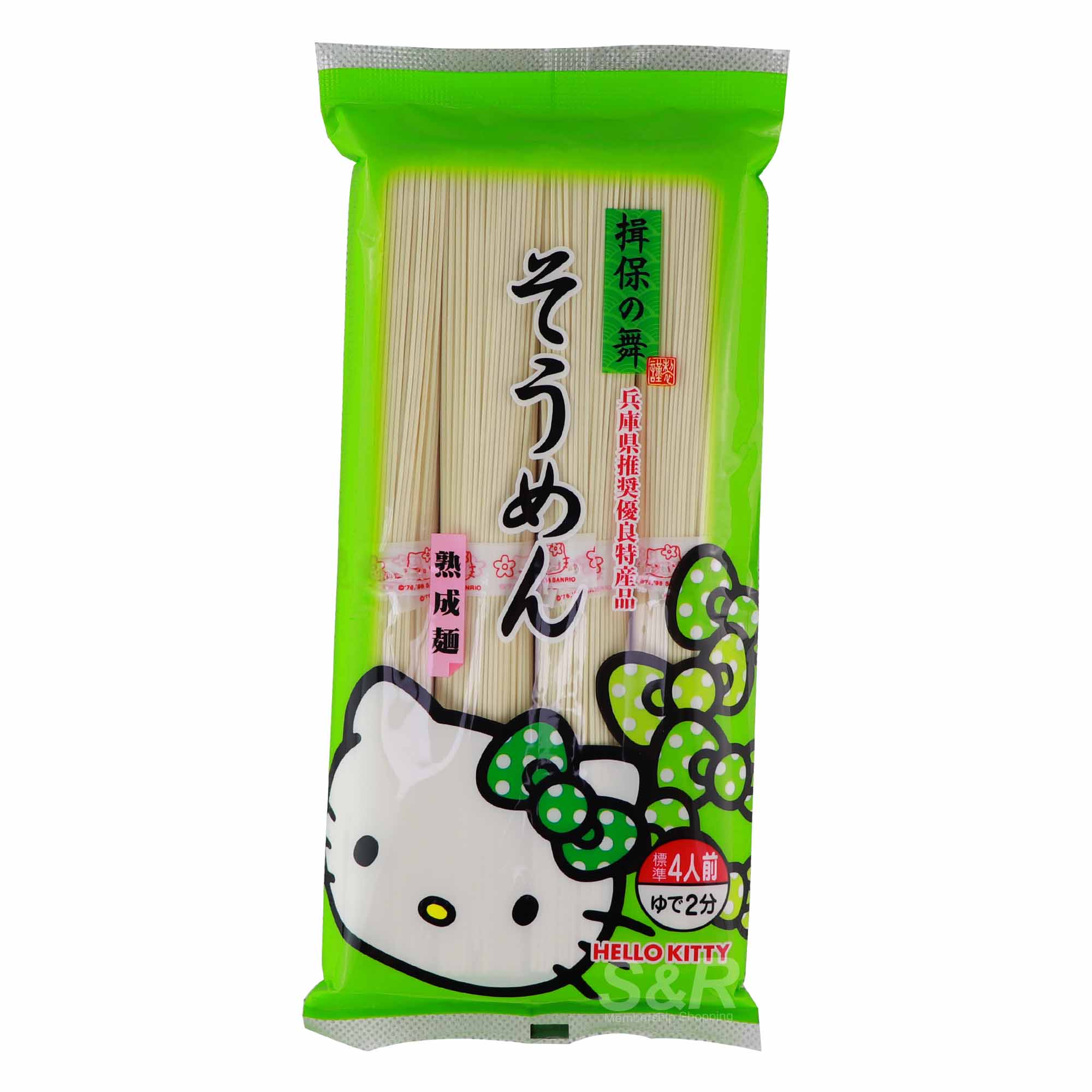 Kanesu Hello Kitty Ibo No Mai Dried Noodles 360g
